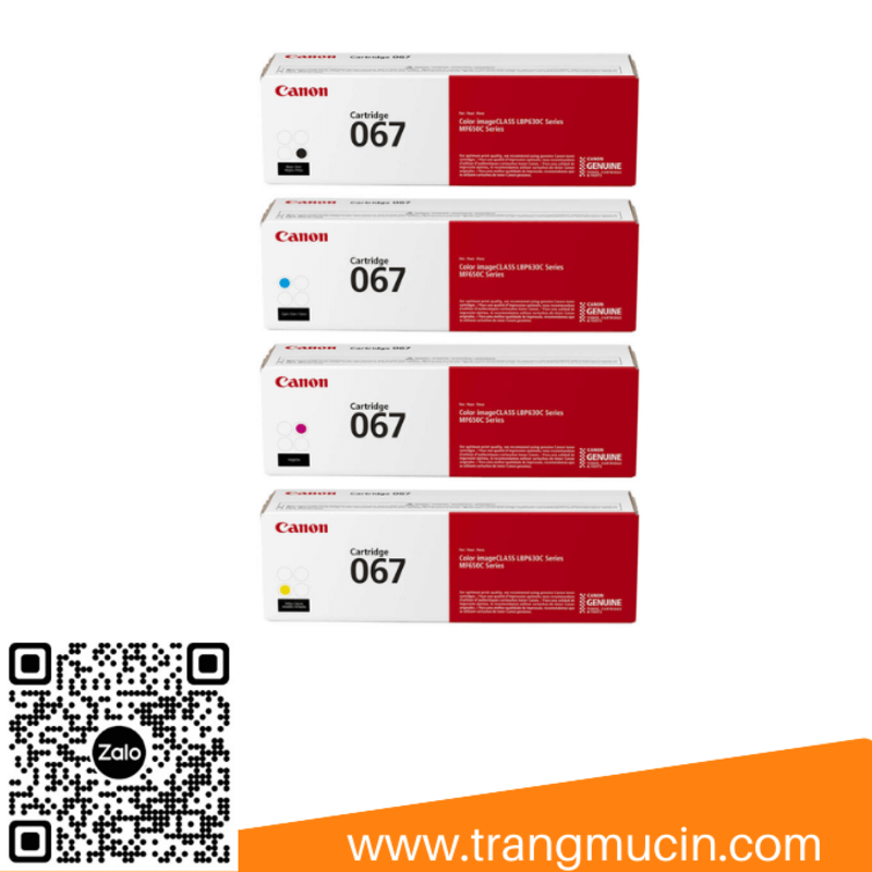 Picture of Bộ Mực in màu Canon 067 (BK/C/M/Y)