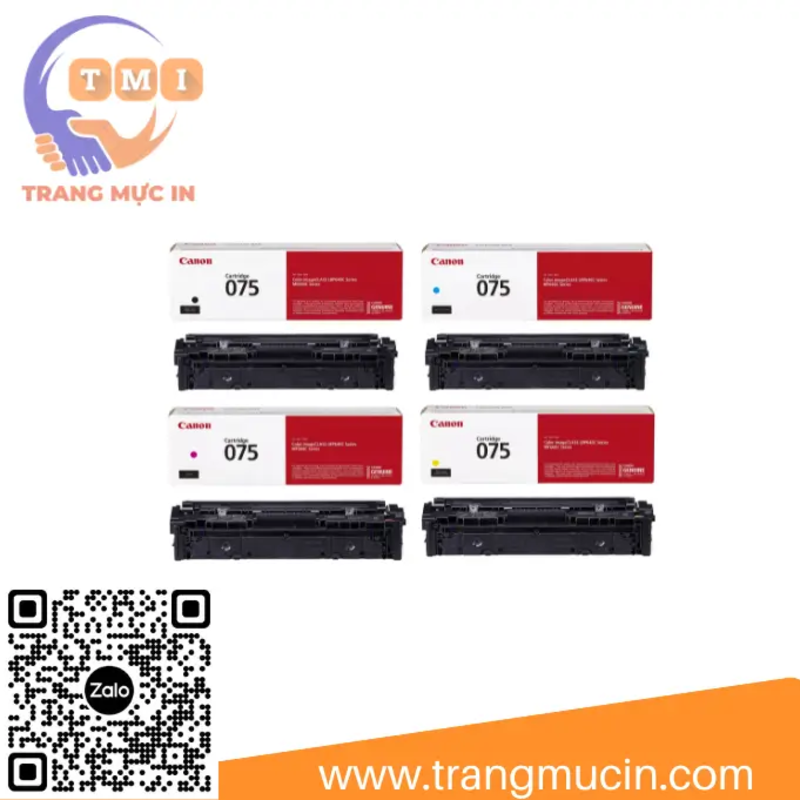 Picture of Hộp Mực in Màu Canon 075 Cartridge (C/M/Y/K)
