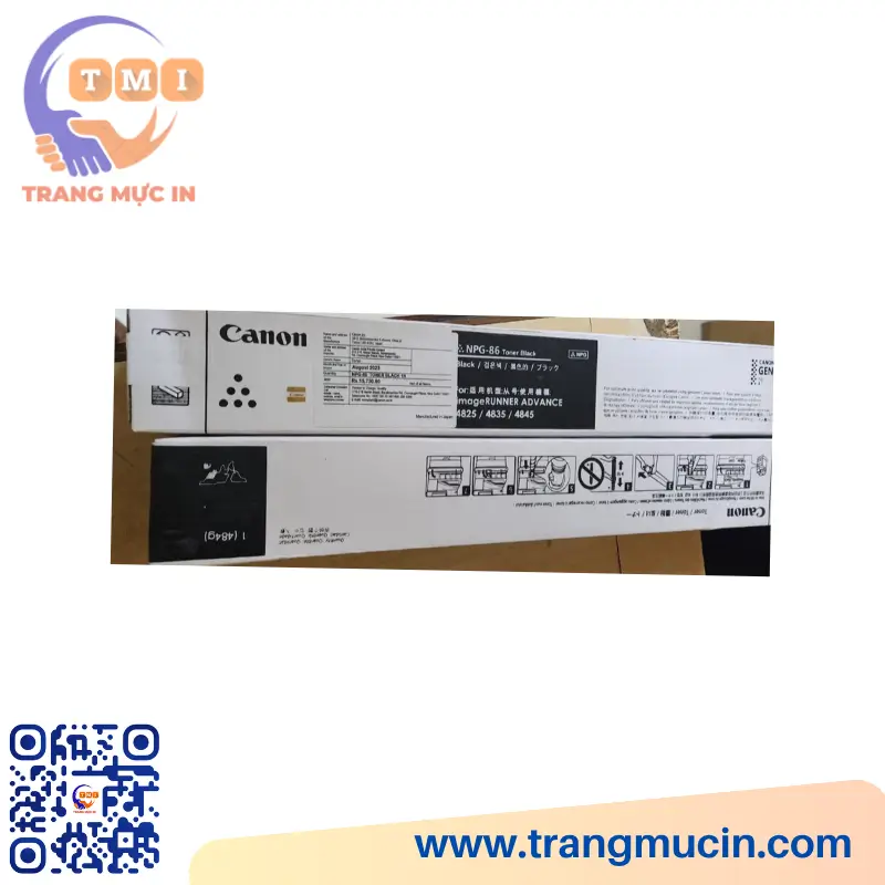 Picture of Hộp Mực Canon NPG-86 | Cho Máy iR ADVANCE DX 4825i/ 4835i/4845i