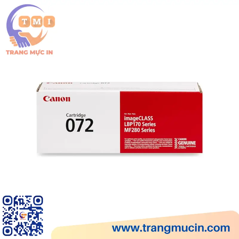 Picture of Hộp Mực Canon 072 cho Máy Canon LBP170, MF280 Series