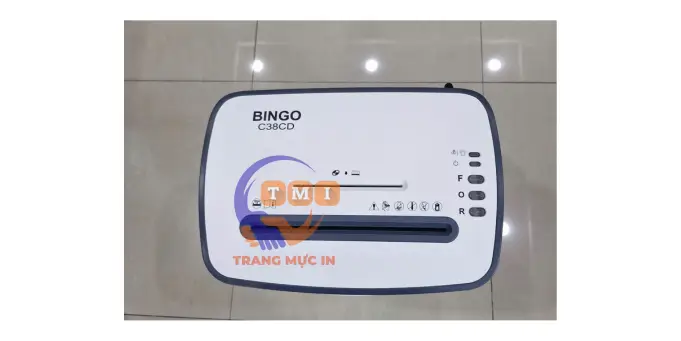 Máy hủy giấy Bingo C38CD hủy được đĩa CD và thẻ từ