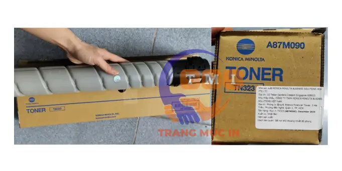 Mực máy photocopy Bizhub 227, 287, 367 - TN323