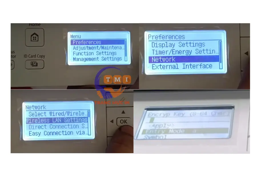 Cách cài đặt wifi máy in Canon MF 284dw