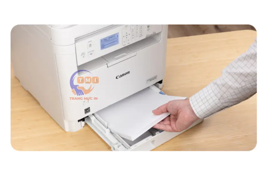 Cách tự thêm giấy cho máy in Canon MF284dw