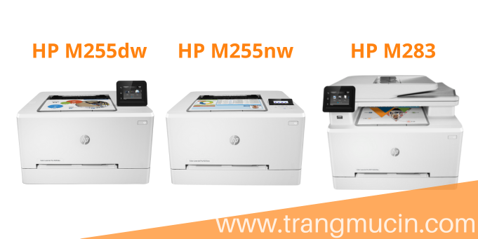 Picture of máy in hp color laserjet pro m255dw, m255nw, m283fdn, m283fdw, m282nw 