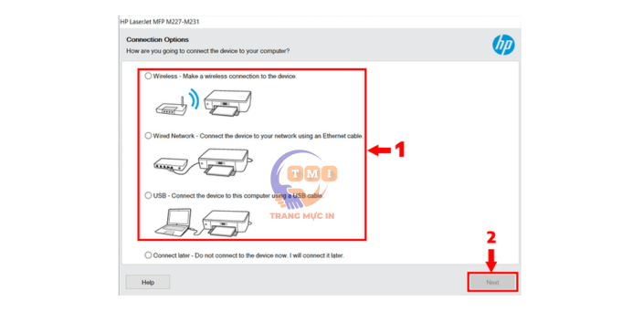 Cài đặt máy in HP LaserJet Pro MFP M227 - 4