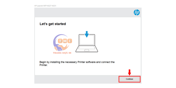 Cài đặt máy in HP LaserJet Pro MFP M227 - 1