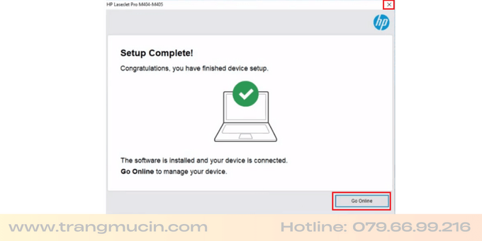 hướng dẫn cài cài đặt máy in hp laserjet pro m404dw bước 8