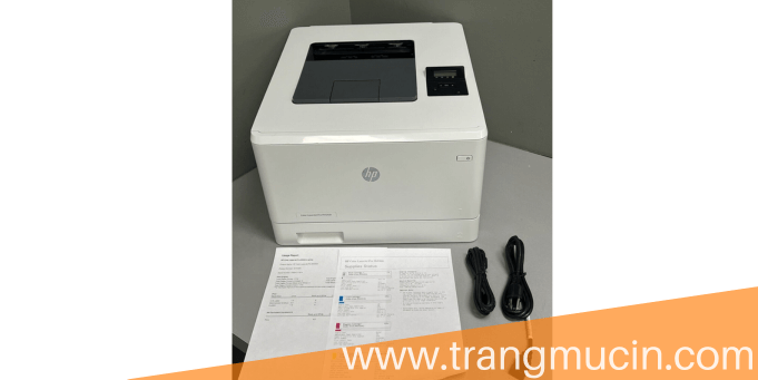 máy in laser hp color laserjet pro 454dn in tài liệu hai mặt  