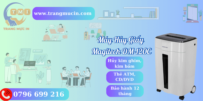 Máy hủy giấy văn phòng Magitech DM-120