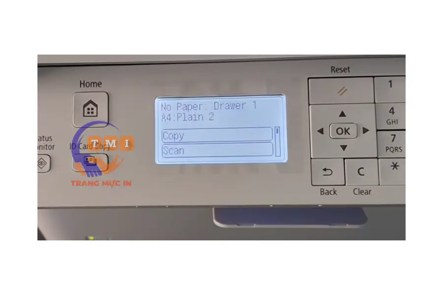 Máy in Canon MF 289dw báo lỗi No paper