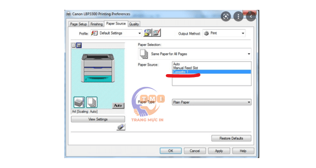 Máy in Canon 3300 báo lỗi Out of Paper - 2