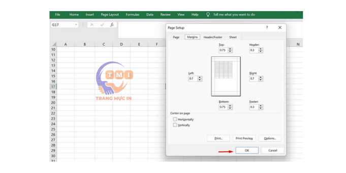 Cách in file Excel vừa trang giấy A4 không bị tràn trang - 3