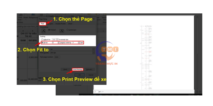 Cách in file Excel vừa trang giấy A4 không bị tràn trang - 5