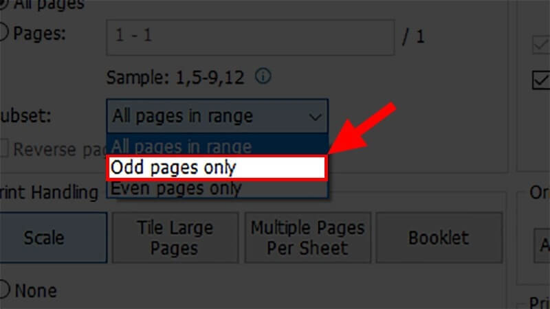 Cách in trang chẵn, lẻ trong file PDF - 5