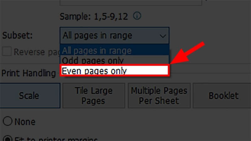 Cách in trang chẵn, lẻ trong file PDF - 6