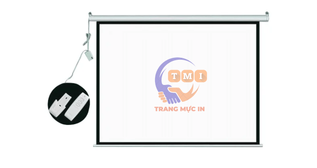 Màn chiếu điện tự động