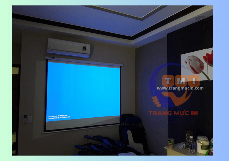 Máy Chiếu Chỉ Hiện Màn Hình Nền Desktop