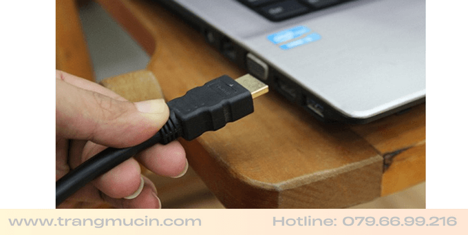 cách kết nối máy chiếu với máy tính, laptop qua dây hdmi