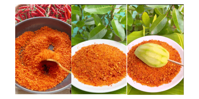 Cách làm muối ớt chấm cóc, ổi, xoài ngon ngay tại nhà