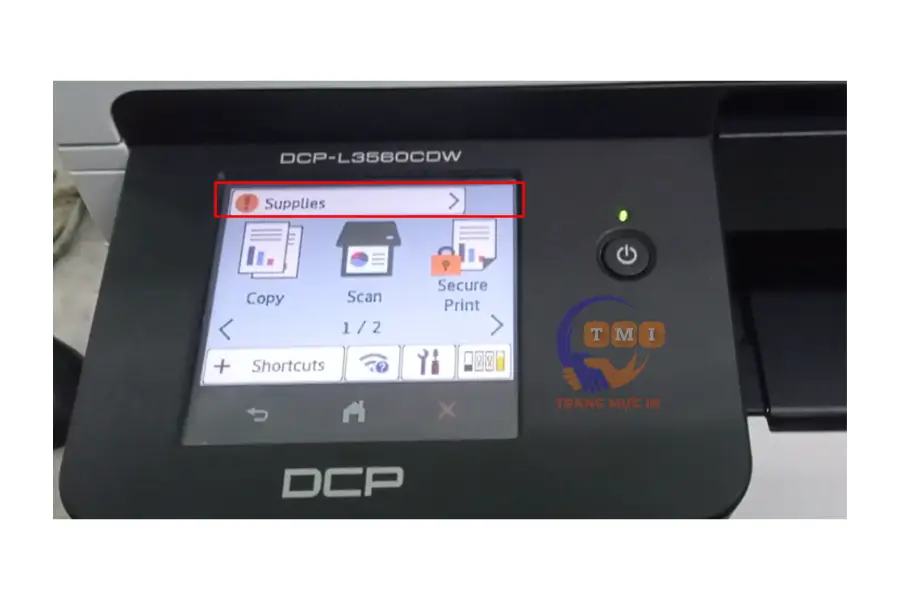 Cách reset drum máy in Brother MFC-L3760CDW & DCP-L3560CDW báo lỗi Replace Toner