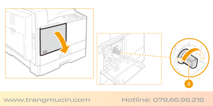 hướng dẫn thay hộp mực máy canon 2006n, 2206n