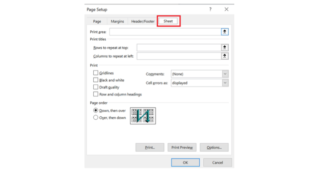 Cách in bảng trong Excel không bị mất cột - 2