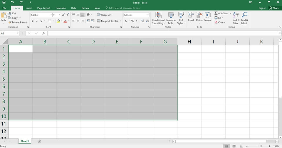 Cách xóa dòng kẻ trong file Excel