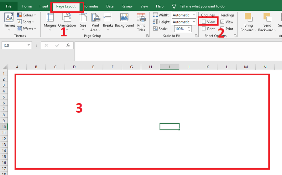 Cách xóa dòng kẻ trong file Excel - 03