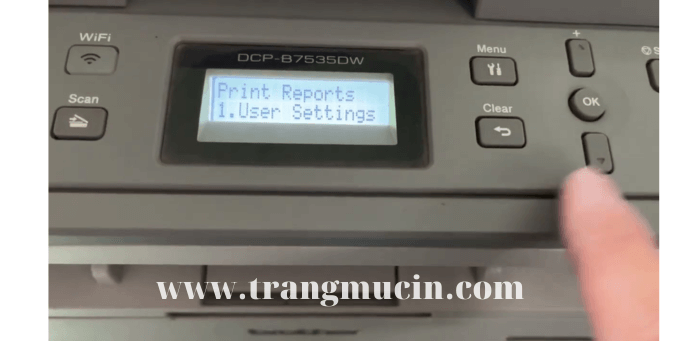 hướng dẫn reset máy in brother dcp-b7535dw báo lỗi toner low